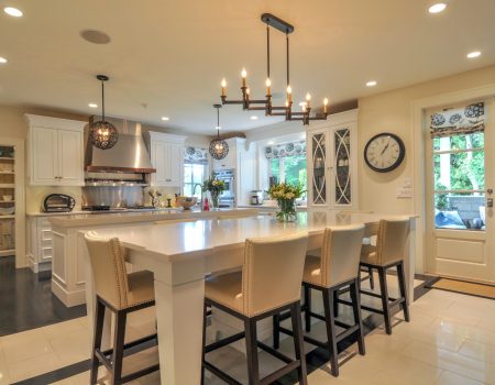 white custom kitchen
